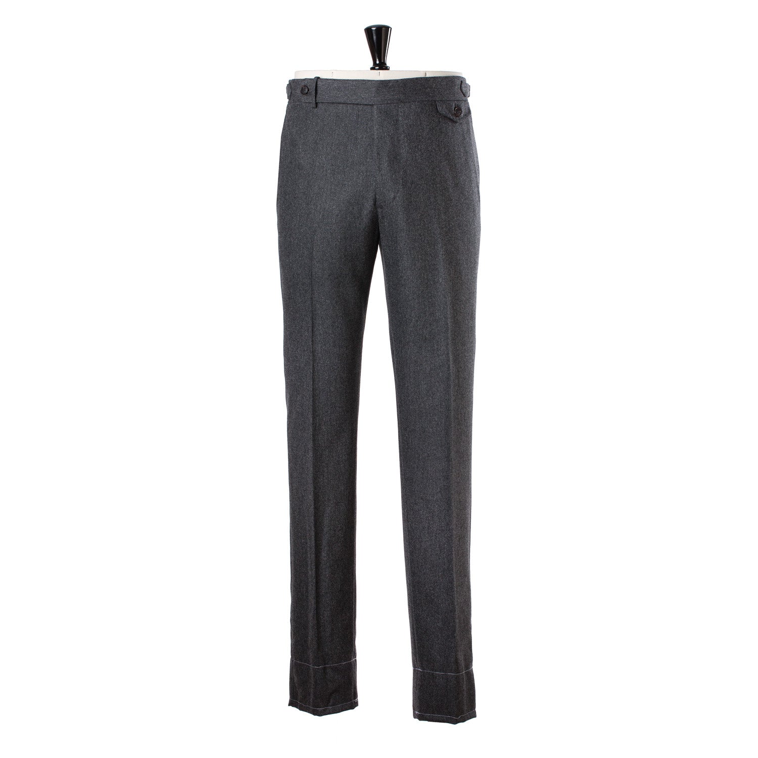 Exclusively for Michael Jondral: Grey Flannel Pants made of pure Wool - Rota Sartorial